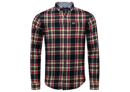 Superdry cotton lumberjack shirt sininen ruutu