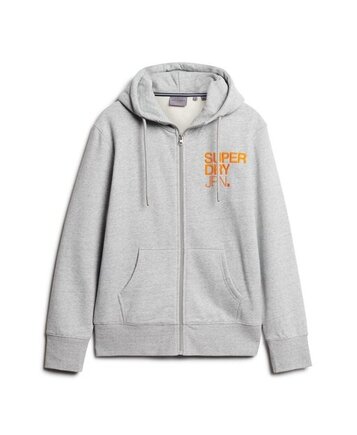 Brand mark ziphood athletic grey marl