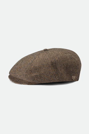 Brood snap cap brown/khaki