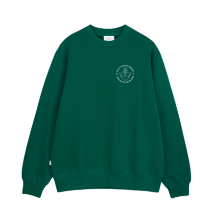 Hook sweatshirt emerald green