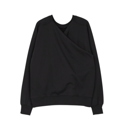 Makia ocean sweatshirt black-white