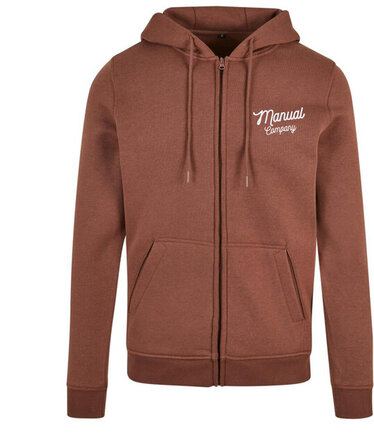 Manual company zip hood ruskea