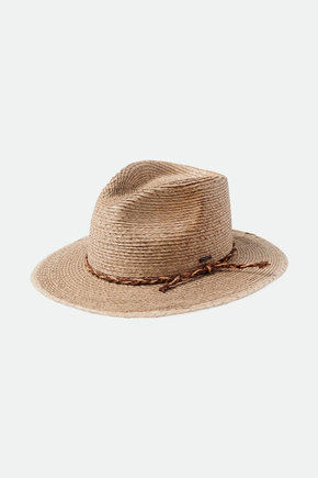 Messer western straw fedora sand