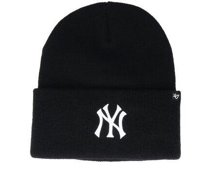 New era mlb essential cuff beanie ney blkwhi