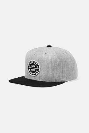 Oath iii snapback light hether grey/bl