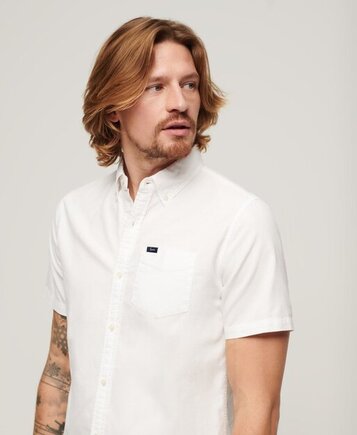 Oxford short sleeve shirt optic