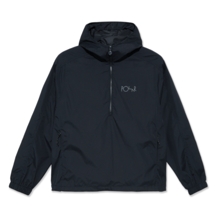 Polar packable anorak jacket navy