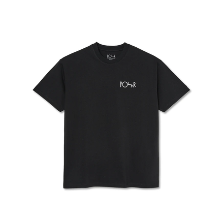 Polar stroke logo tee black