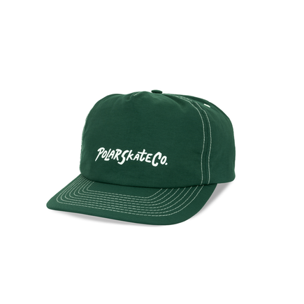 Polar earl cap surf logo dark green