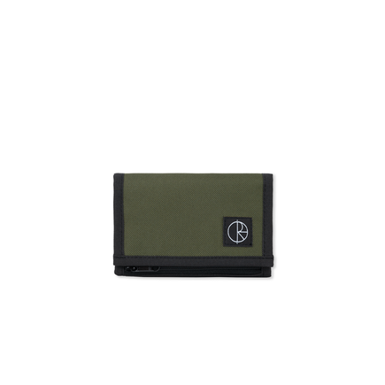 Polar key wallet army green