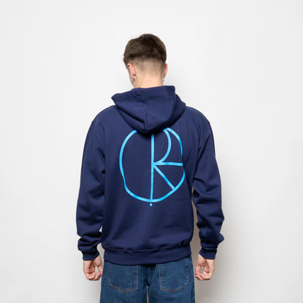 Polar stroke logo dave hoodie dark blue