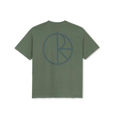 Polar stroke logo tee jade green/dark gree