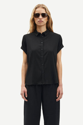 Samsoesamsoe majan ss shirt 9942 black