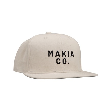 Makia nuuk snapback off white