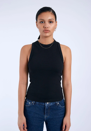 Etta top black