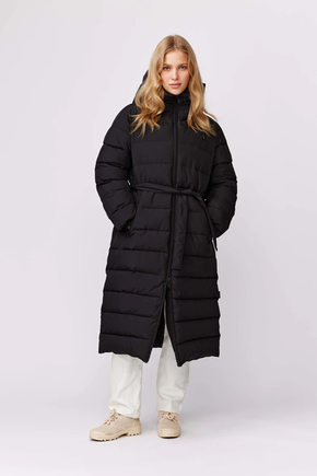 Freja coat black-white