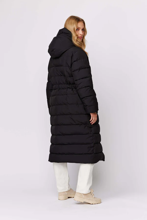 Freja coat black-white