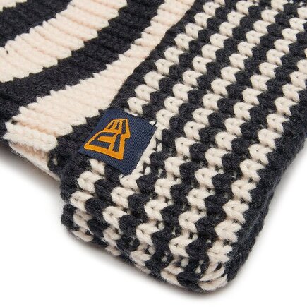 Ne stripe knit beanie new era nvyltc