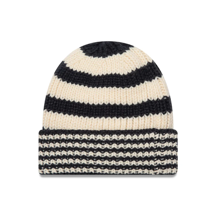 Ne stripe knit beanie new era nvyltc