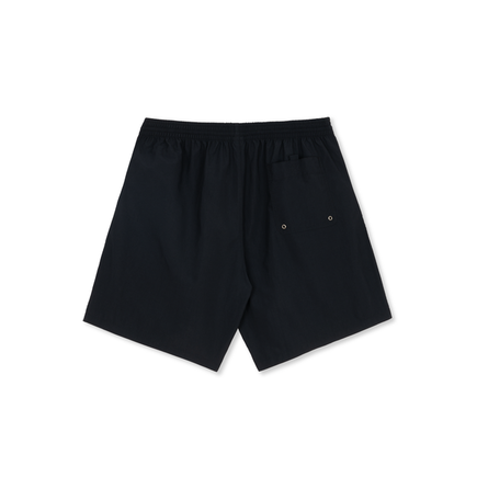 Polar swim shorts square stripe black/jade green