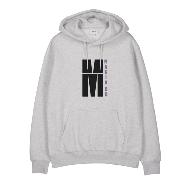 Situation hooded sweatshirt light grey