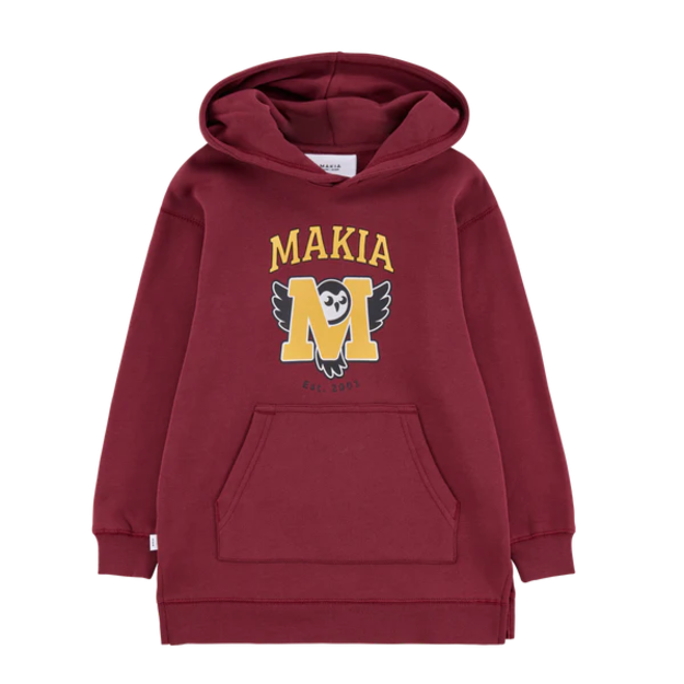 Ugla hooded sweatshirt lingonberry